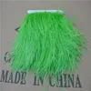 -10 yards lot lime green ostrich feather trimming fringe ostrich feather fringe feather trim 5-6inch in width189h