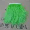 -10 mètres lot de plumes d'autruche vert lime frange de plumes d'autruche garniture de plumes 5-6 pouces de largeur 189h