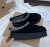 Australie Classique Bottes De Neige Designer Ultra Mini Tasman Pantoufle Dealworld Femmes Mini Botte Chaude Fourrure D'hiver En Peluche Satin Tazzs Haute Plateforme Cheville Bottillons ujy