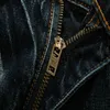 Whole- Dark color mens denim biker jeans high quality brand design mens trousers size 28 to 38 straight ripped jeans for men U2167