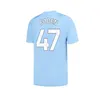 Nieuw 23 24 HAALAND DE BRUYNE Voetbalshirt GREALISH MANS MAHREZ Voetbalshirt 2023 2024 BERNARDO JOAO CANCELO RODRIGO FODEN Thuis weg volwassen Heren Kindertenue uniform