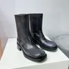 Ремень жгута прикрепленная ковша кожа кожаная пятка на Zip Knight Boots Square Toe Boнец