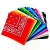 Taschentücher 12 stücke Polyester Baumwolle Cashew Blume Hiphop Bandanas Für Frauen Tasche Quadrat Kopf Hals Schal Armband Taschentuch Männer 230718