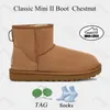 Дизайнер Австралии Австралийский классический классический теплый ботинок женский мини-половина снега USA GS 585401 зимние полные меховые пуфли