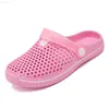 Slippers Child Cool Slippers Summer Hole Shoes Wading Light Kids PU Garden Shoes Cream-Colored Beach Flat Sandals L230719