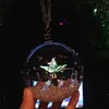 Interior Decorations Car Pendants Christmas Version Of Crystal Ball Stars Angel Car Pendants Crystal Snowflake Wind Chime Decorative Hanging Ornament x0718