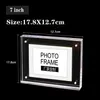 Magnetic Transparent Crystal Po Frames For Pictures Acrylic Po Frame Creative Mini Home Decoration Birthday Gift Premium242B