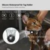 Andra hundförsörjningar Pet Mini GPS -tracker med kattavtryck Detektering bärbar Bluetooth för katt Anti Lost Colorful Collar 230719