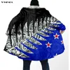 Herr ull blandar polynesien Tonga fiji hawaii 3d tryckt hoodie lång kappa huva kappa tjocka down jacka parkasouterwear bomull pulloversdunnes hkd230718