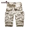 Pantaloncini da uomo Pantaloncini cargo da uomo in cotone Moda Pantaloncini maschili mimetici Multi-tasca Casual Camo Outdoor Tolling Homme Pantaloni corti 2022 Estate L230719