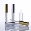 gold cap Wholesale hot 250pcs 10ML Mini round lip gloss tube cosmetic package lip gloss bottle empty container