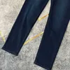Designer de jeans pour hommes 2023 printemps nouveau pantalon décontracté en denim taille moyenne élastique PMQQ