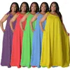 Grande taille robes vêtements pour femmes 2023 automne ouvert épaules inclinées grande balançoire impression multicolore dames robe XL-5XL surdimensionné