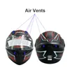 Casques de moto Jiekai Casque Full Cover Découvrez les hommes et les femmes Dual Lens Safety DOT