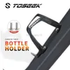 Vattenflaskor burar Toseek Ultra Light 16g Full kolfibercykelcykel Drick Vattenflaskburen Hållare konsoler för vägcykel MTB Cycling HKD230719