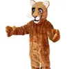 2018 Little Leopard Panther Cat Cougar Cub Mascot Costume Adult Size Cartoon Character Mascotte Mascota Outfit Suit246G