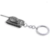 Keychains Fashion 3D World Of Tanks Key Chains Vintage Tin Bronze Color Keychain Metal Pendant Keyrings For Men Women Jewelry Gifts