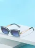 Sunglasses Fashion Classical Unisex Trend Solid Square Lenses Metal Frame Luxury Sun Glasses 2023 Casual Beach Party Chic Wear