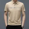 Men's Polos Casual Mens Fashion Polo Shirt Lapel Golf Short sleeve Business Daily Tops T shirt Leisure Camisas Outdoors Men Clothing 230718