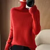 Women's Sweaters Turtleneck Sweater Shirt Autumn Winter Pullover Loose Draw Strip Raglan Sleeve Knit Top