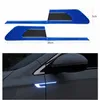 2 Stuks Per Set Auto Reflecterende Waarschuwing Tape Auto Bumper Veiligheid Reflecterende Strips Veilige Reflector Stickers Decals206Z