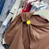 Camisetas femininas 2023 decoração de bola com decote oco fino manga curta camiseta para mulheres verão moda tops blusa feminina Y4092