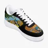 DIY shoes mens running shoes one for men women platform casual sneakers Classic White Black cartoon graffiti green trainers outdoor sports 36-48 21533