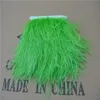 -10 yards lot lime green ostrich feather trimming fringe ostrich feather fringe feather trim 5-6inch in width254v