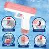 Gun Toys Children's electric water gun toys pool splashing boys and girls summer water park beach outdoor supplies with charging cable li 230718