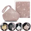 Sacs de soirée Luxe Femmes Party Diamond Sac à main Petite montre en cristal brillant Fête de mariage Pendentif Portefeuille Mobile Case 230718