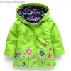 Coat Boys' waterproof windproof jacket Children's long sleeved jacket Girls' fashion jacket 2-6Y Z230719