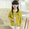 プルオーバーガールズセーター秋の10代の女の子編みカーディガンコート学童服2020ニューキッズガールズセーター4 8 10 12年hkd230719