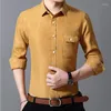Erkekler Sıradan Gömlekler M-5XL Büyük Boy Boyut Gömlek Tek Göğüslü Uzun Kollu Erkek Bahar Sokak Giyim Vintage Giyim XXXXXL