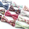 Bow Ties pour hommes ajusté vintage floral imprimé papillon coton papillon doux panda motif de fleur de marié accessoires de fête de bal cadeau