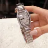 نسخة كورية جديدة مشاهدة Waterproof Full Bore Borrel Type Diamond inlaid Fashion Student Wristwatch236G