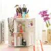 6 sides density board cosmetic organizer makeup storage box sundries display 360 degree rotation carboard Europe and America Hqdvk