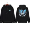 Dames Hoodies Sweatshirts Y2k Streetwear Hoodie met rits Mode Creatief Vlinder Esthetisch Sweatshirt Jas Herfst Winter Informeel Oversized 230718