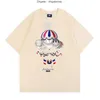 Мужские футболки Kith Новая летняя корейская версия Shape ins Fashion Fashion Forteed Forte Forting High Street Hot Air Balloon Мужчины и женщины-любители вершины