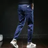Мужские джинсы негабаритные мужские карандаш черные брюки плюс размер 6xl 7xl синие джинсовые брюки Mens Fashion Fashion Retural Fit Big Big188c