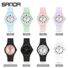 Montres-bracelets SANDA femmes montre à Quartz étanche Sport montres femmes mode luxe numérique dames horloge femme Relogio Feminino