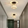 Ceiling Lights Nordic Balcony Aisle Porch Lamps Corridor Entrance Cloakroom Luxury Post-modern Minimalist Crystal Recessed Led