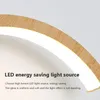 Lampa ścienna Nordic LED Wooden orzech oryginalne drewno w pomieszczenia iluminacja do sypialni do sypialni studium oświetlenia salonu połysk oświetlenia