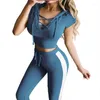 Calças femininas de duas peças 2 peças casuais esportivas leggings yoga fitness macacão camiseta com capuz