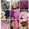 Fleurs séchées 25pcs / lot Artificielle Rose Pivoine Fleur Décoration De Mariage Bouquet De Mariée De Haute Qualité 9 Couleurs 230719