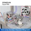 ZONESUN Machine de Remplissage de Bouteilles Remplissage Liquide Épais Huile Comestible Détergent Shampooing Cosmétiques Pâte Rotor Pompe Servo Moteur ZS-GTRP2