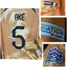 American College Football Wear Match Worn Nations League FINAL AKE F.DE JONG Trikot Weghorst Dumfries Virgil Maillot Player ISSUE Sporttrikot