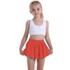 Roupas de palco para meninas, verão, lazer, moda, yoga, corrida, fitness, tênis, saia curta, bolso para calças, shorts esportivos