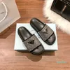 Summer Shoes Women Leather Slippers Crystal Outside Flip Flops Flat Bottom Travel Lazy Slides Designer Shoes trend