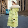 Down Coat New Winter Cotton Jacket Girls' Waterproof Hooded Coat Children's Coat Youth Clothing 5-16Y Clothing Children's Parka Snow Coat Z230719