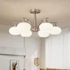 Luminárias pendentes modernas de níquel metal lustre led iluminação viva sala de jantar decoração luzes pendentes quarto luminária suspensa